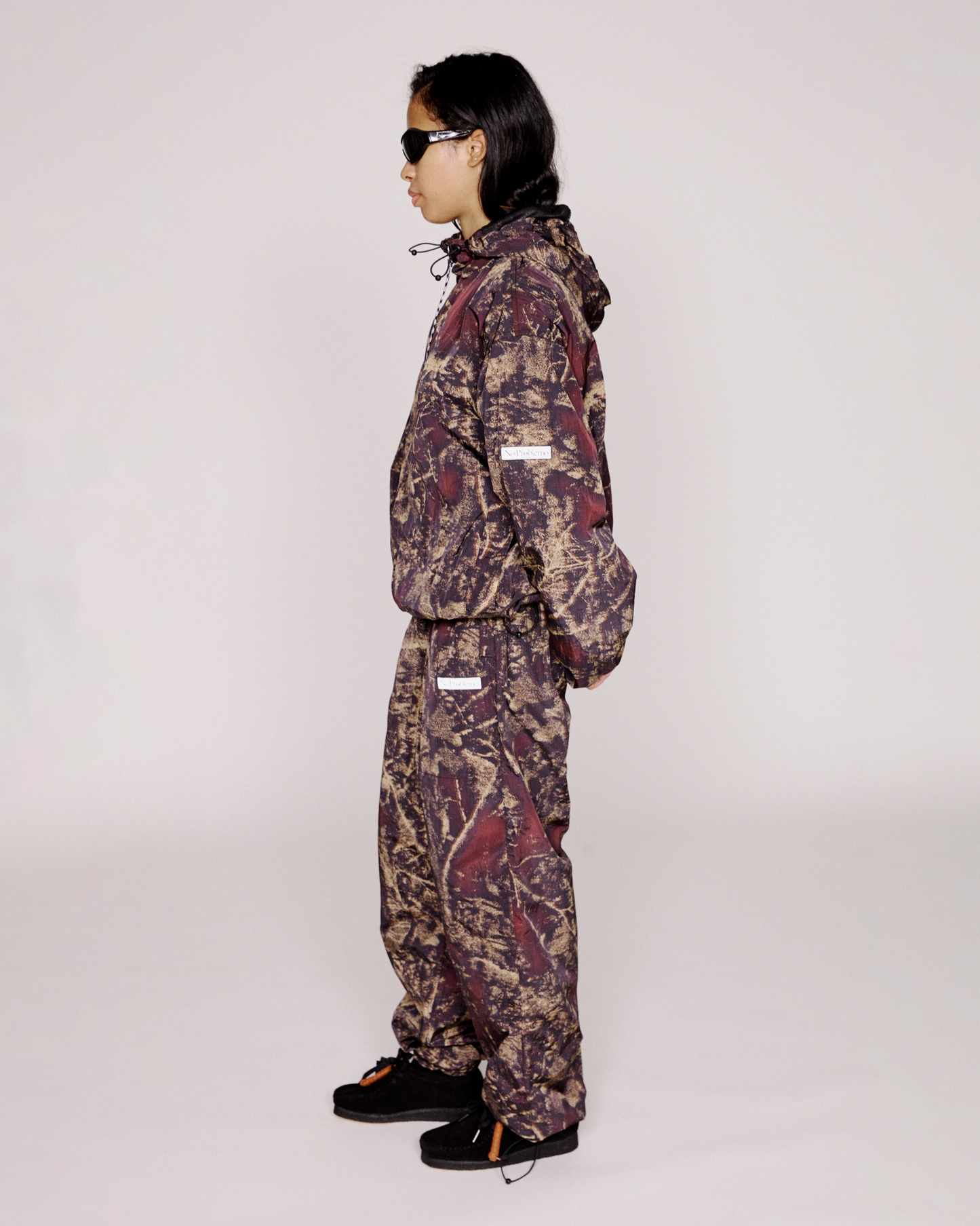 Forest Glitch Nylon Pant