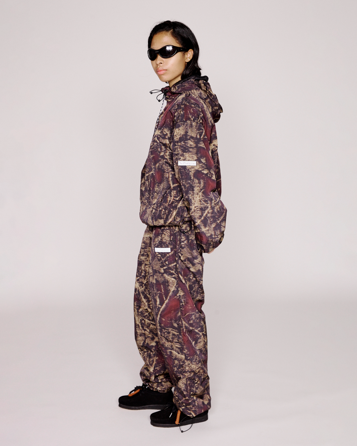 Forest Glitch Nylon Pant