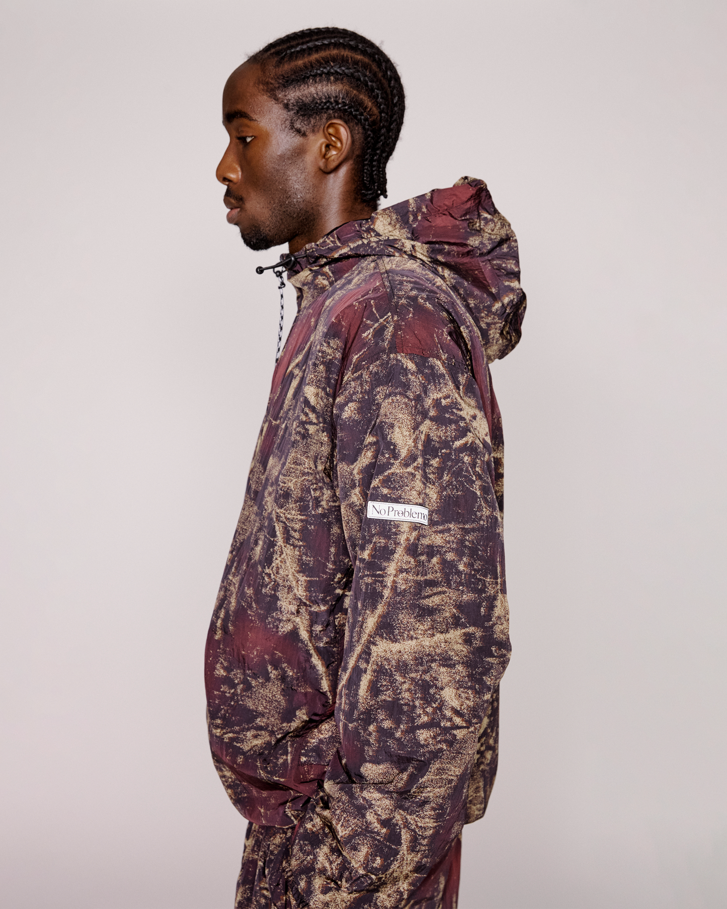 Forest Glitch Nylon Jacket