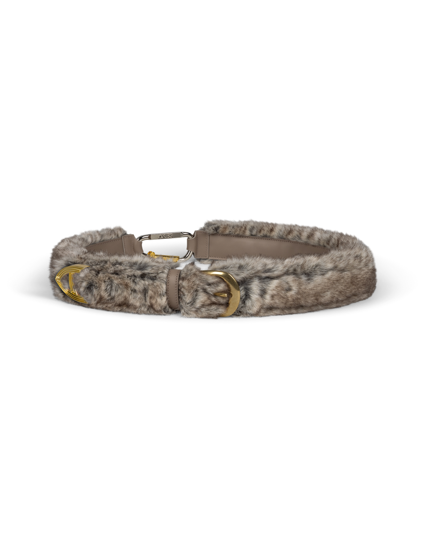 Faux Chinchilla Mazzo Belt