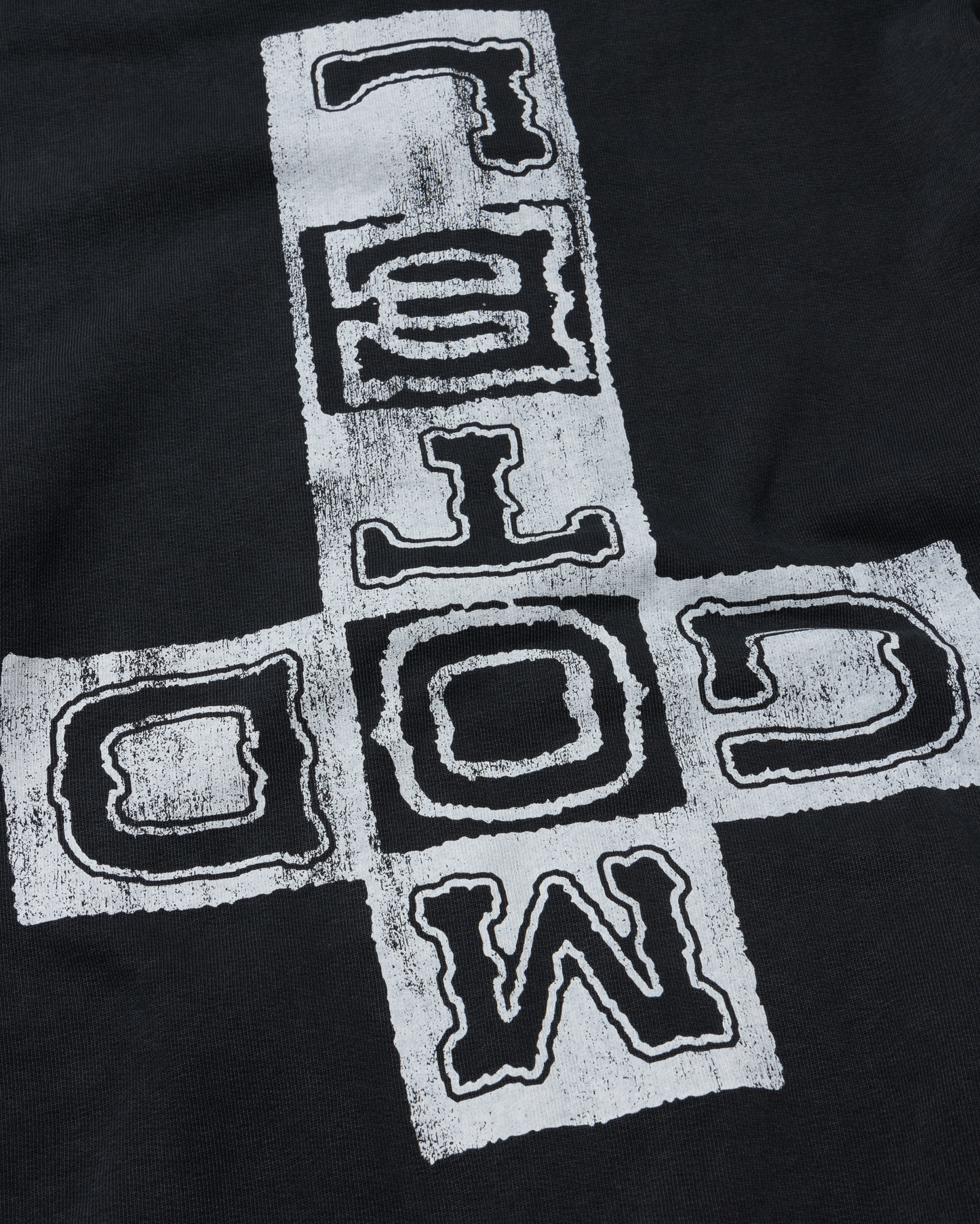 Faded God Town Zip Through Hoodie