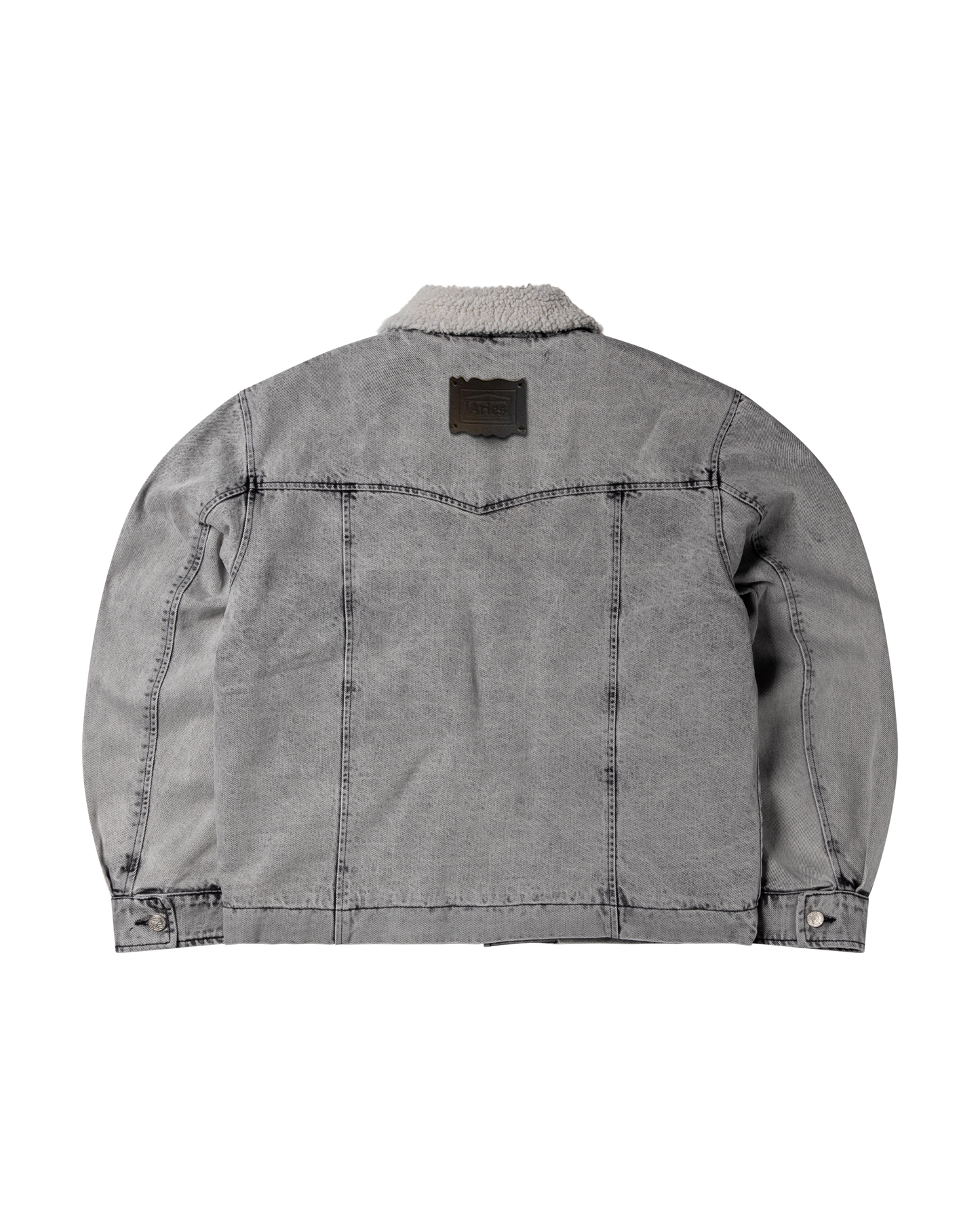 Sherpa Denim Car Coat