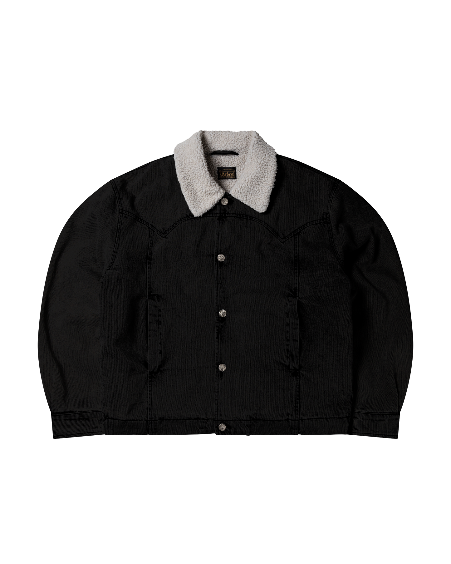 Sherpa Denim Car Coat