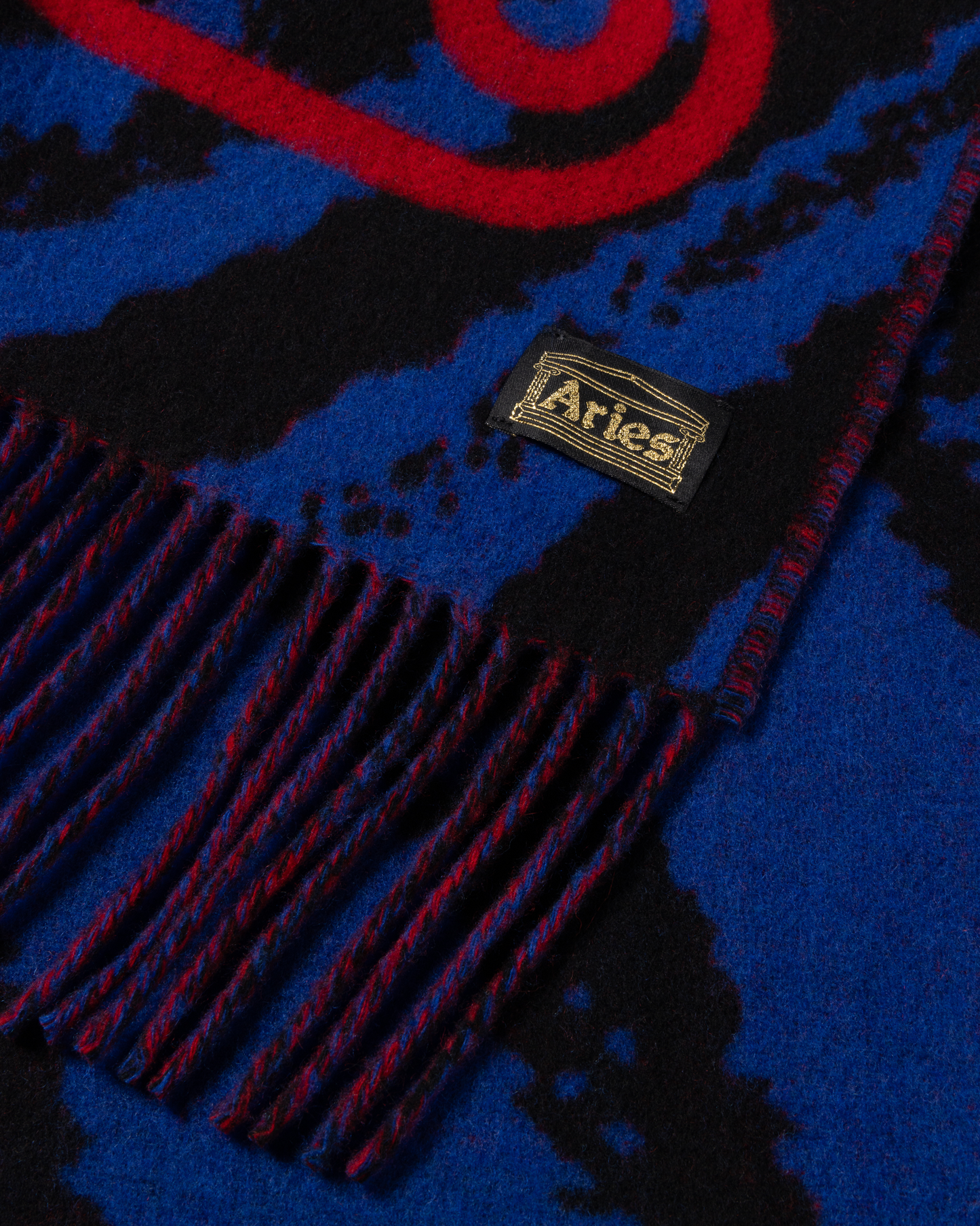 Column Zebra Wool Scarf