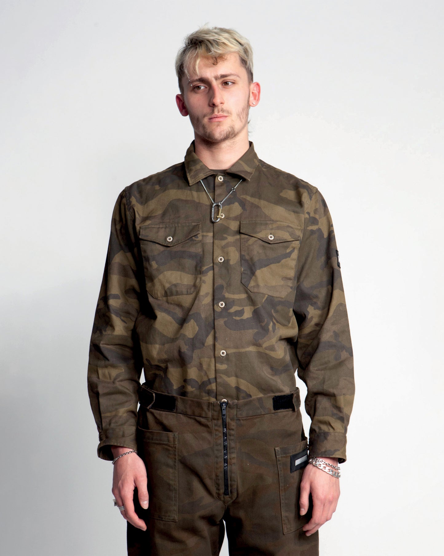Camo LS Twill Shirt