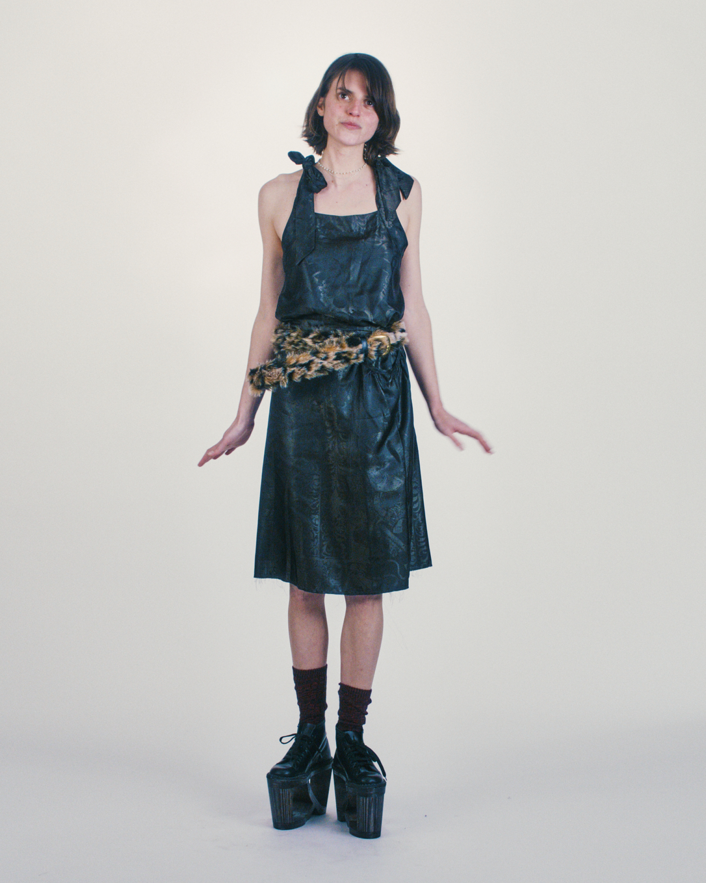 Aries Slaughter Jacquard Strappy Dress