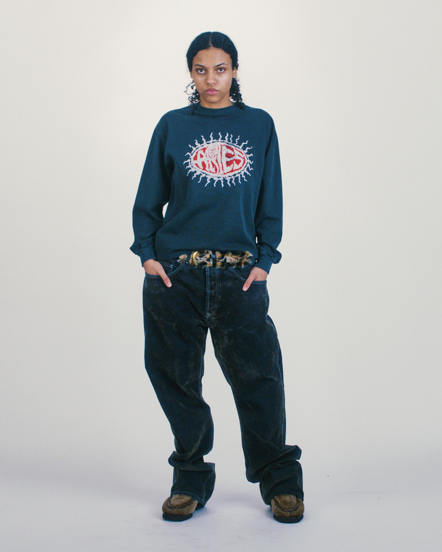 Worn Flock Batten Jean