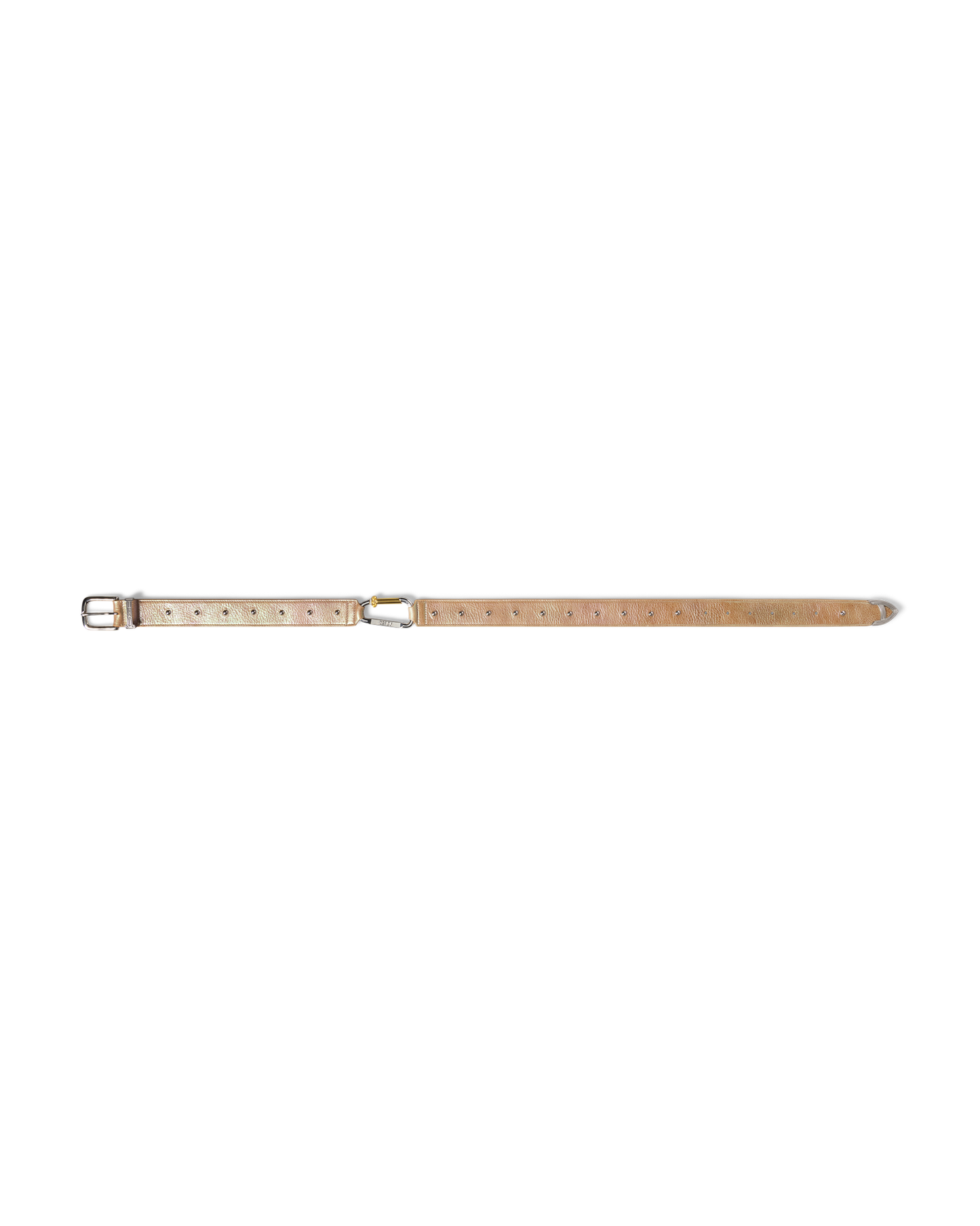 Pearl Leather Studded Mazzo Belt