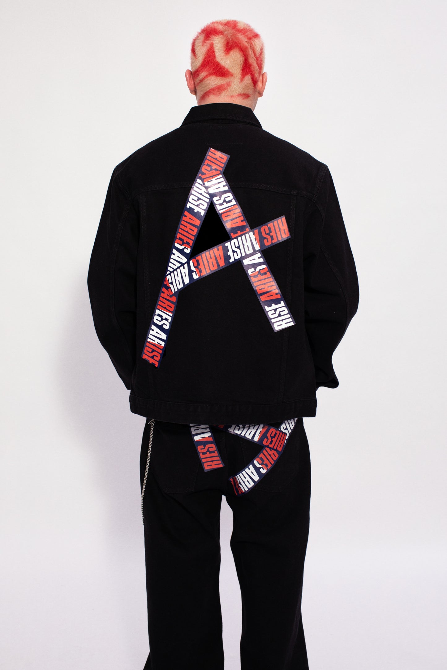 Tommy x Aries Taped Denim Jacket