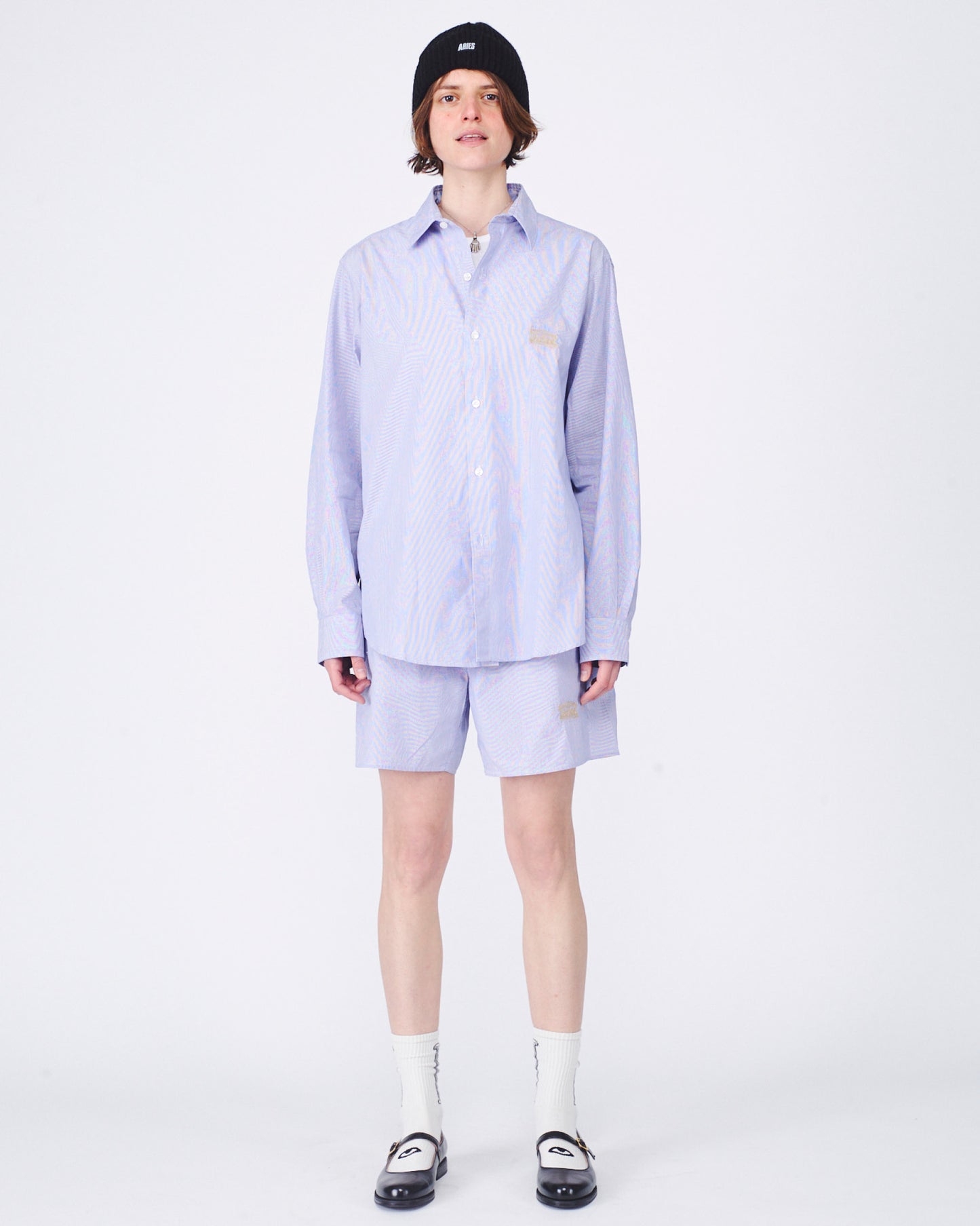 Stripe Poplin Classic Shirt