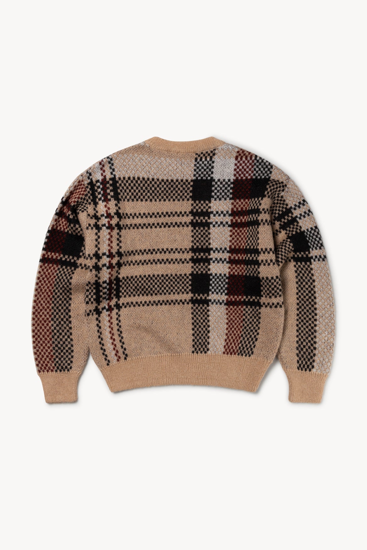 Johnny Plaid Crew Neck Jumper