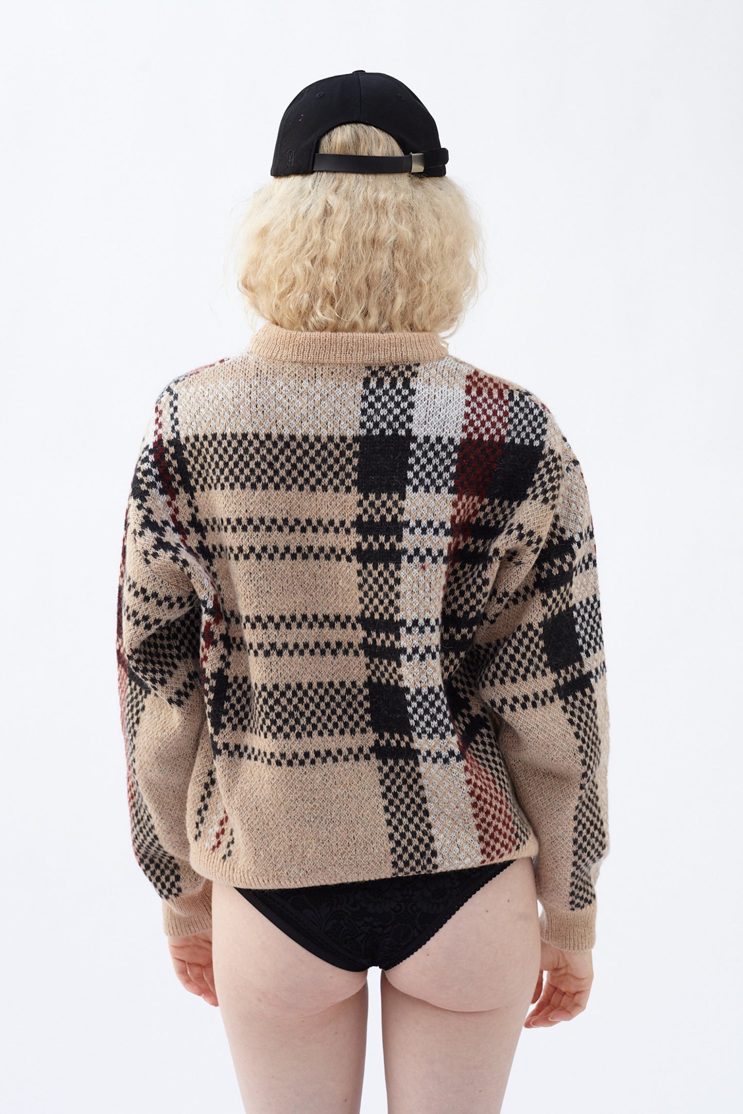 Johnny Plaid Crew Neck Jumper