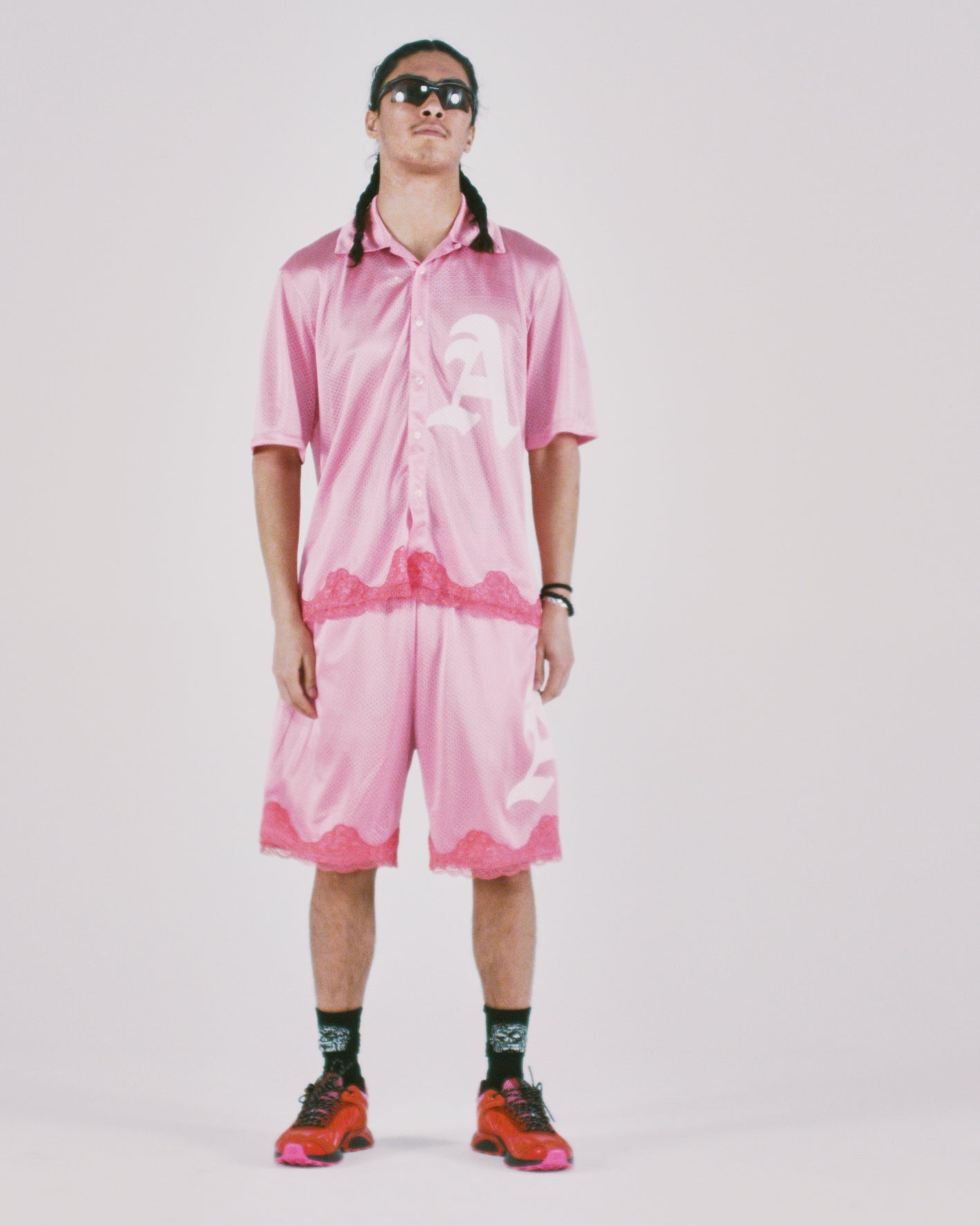 Gothic Lace Airtex Shorts