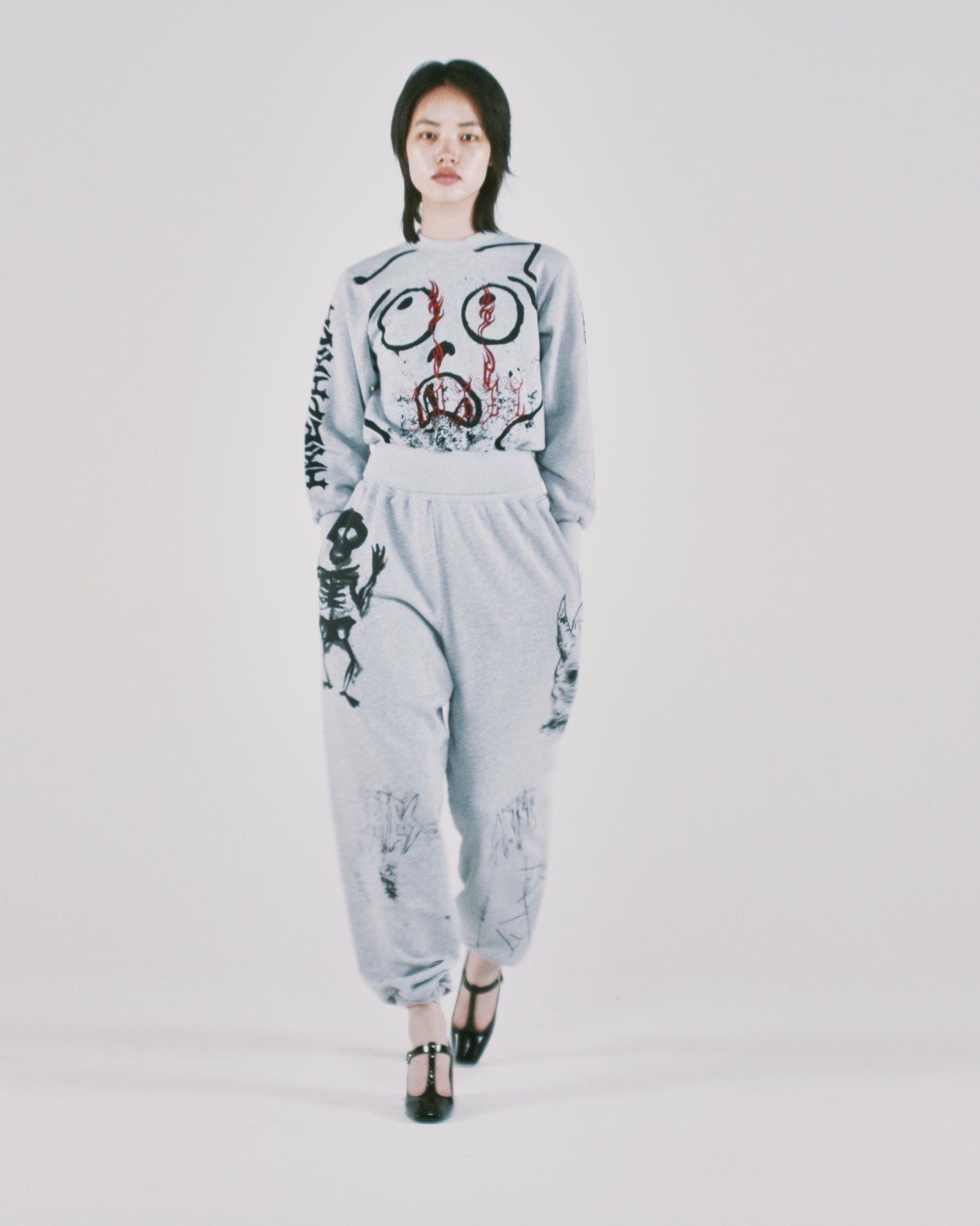 Metal Marl Sweatpant