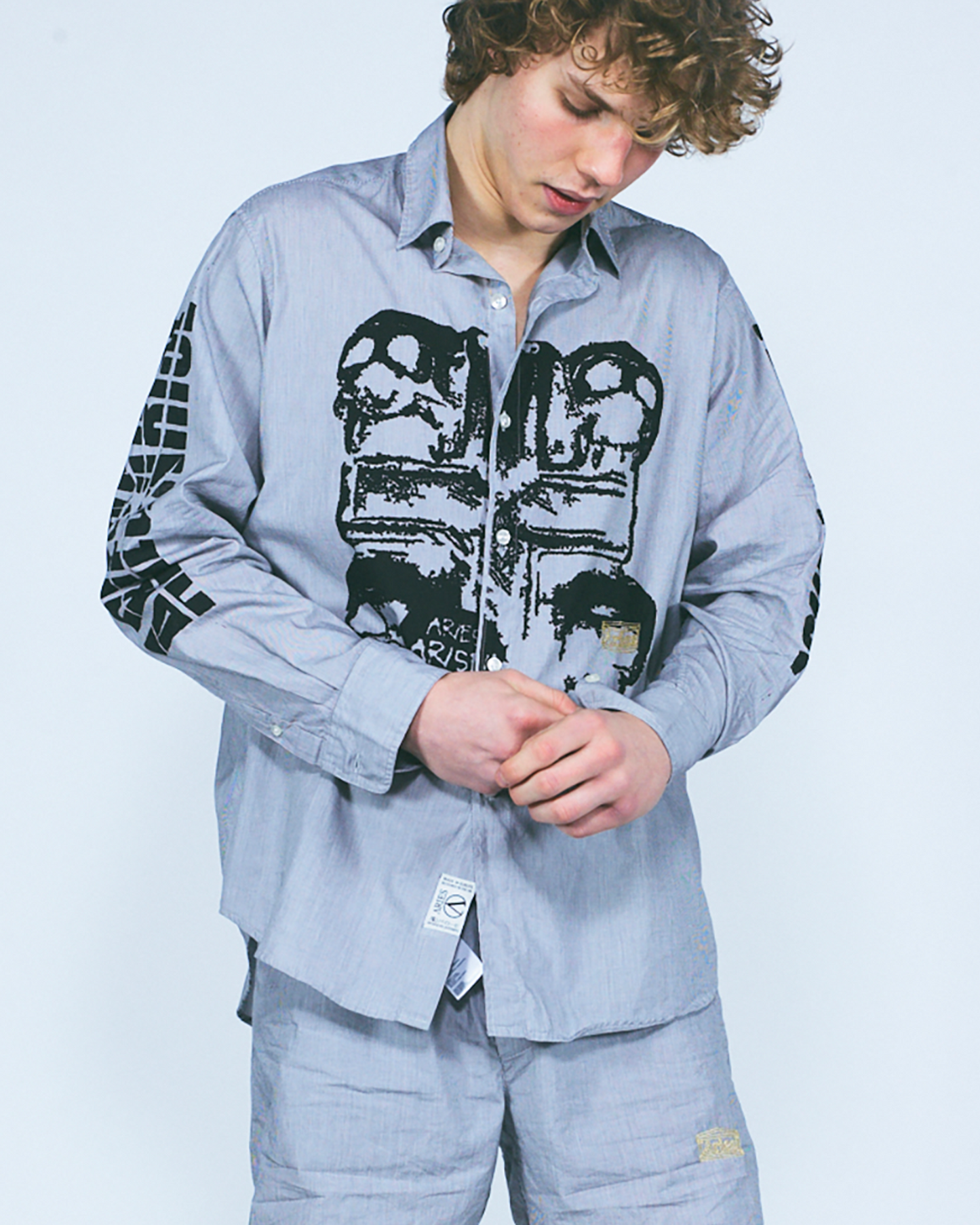 I'm Cross Graphic Poplin LS Shirt