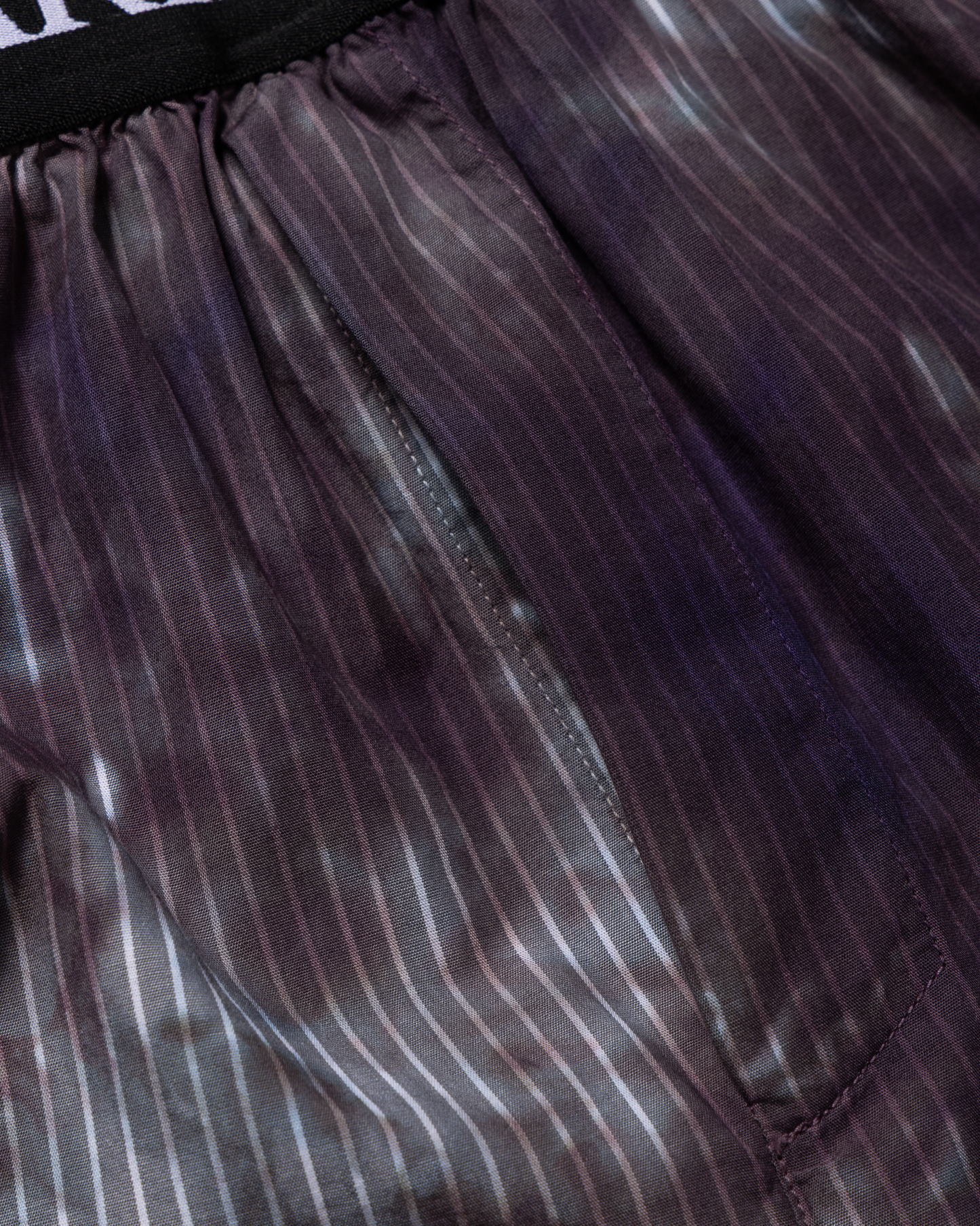 Tie Dye Stripe Poplin Boxer Shorts