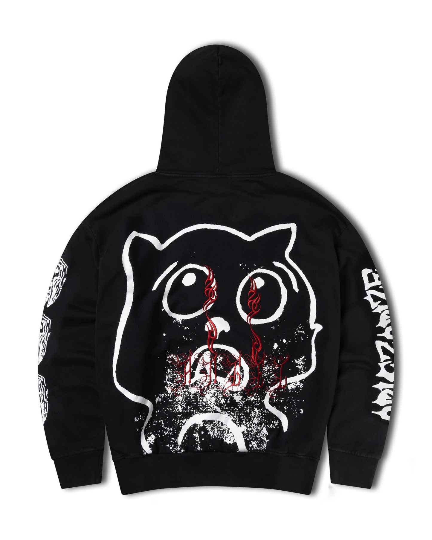 Meow Embroidered Hoodie
