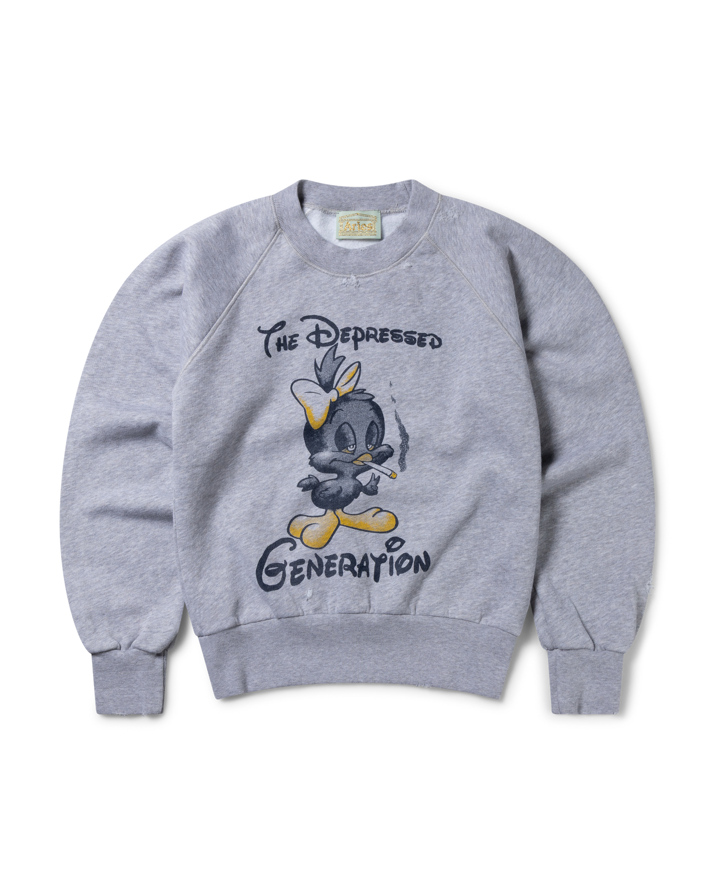 Destroyed Weedie Pie Raglan Sweat