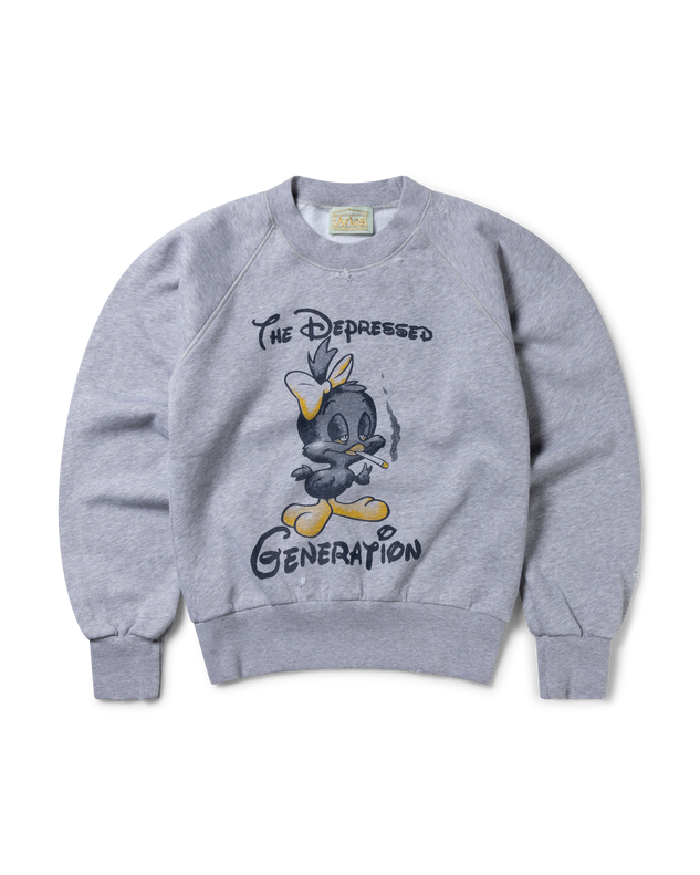 Destroyed Weedie Pie Raglan Sweat