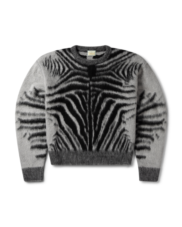 Brushed Zebra Sweater