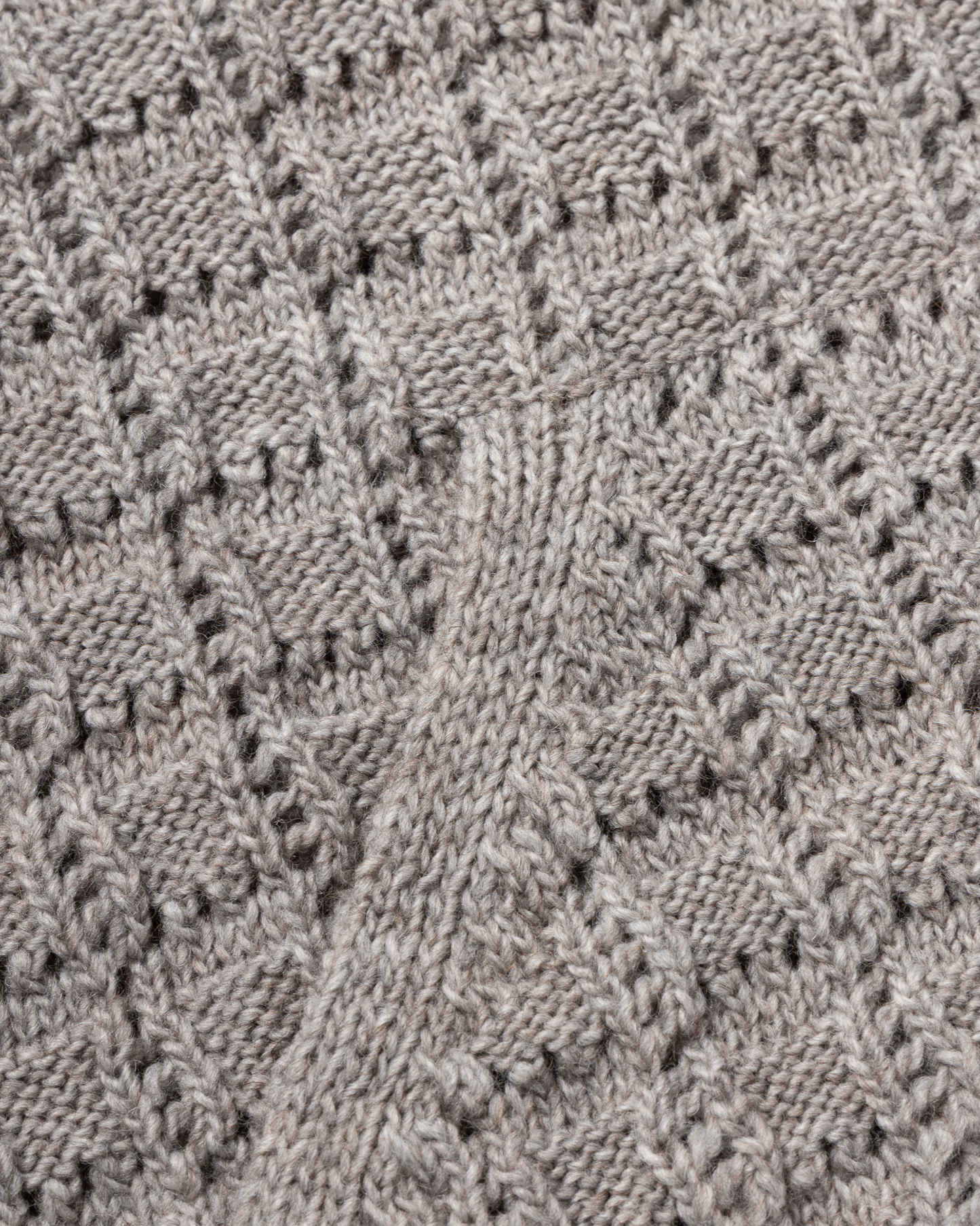 Pointelle Temple Patchwork Hoodie