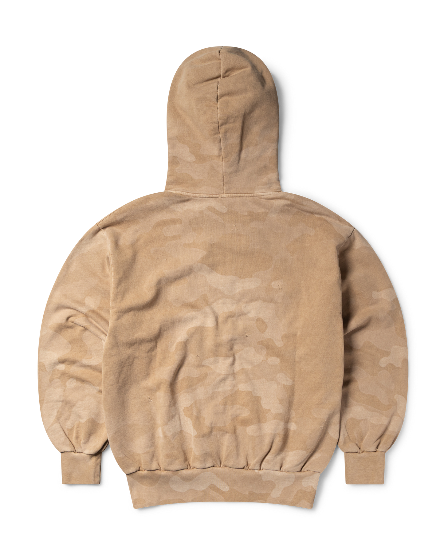 Aged Temple Camo Zip Through Hoodie
