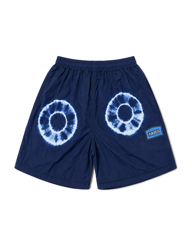 Tie Dye Nylon Windcheater Shorts