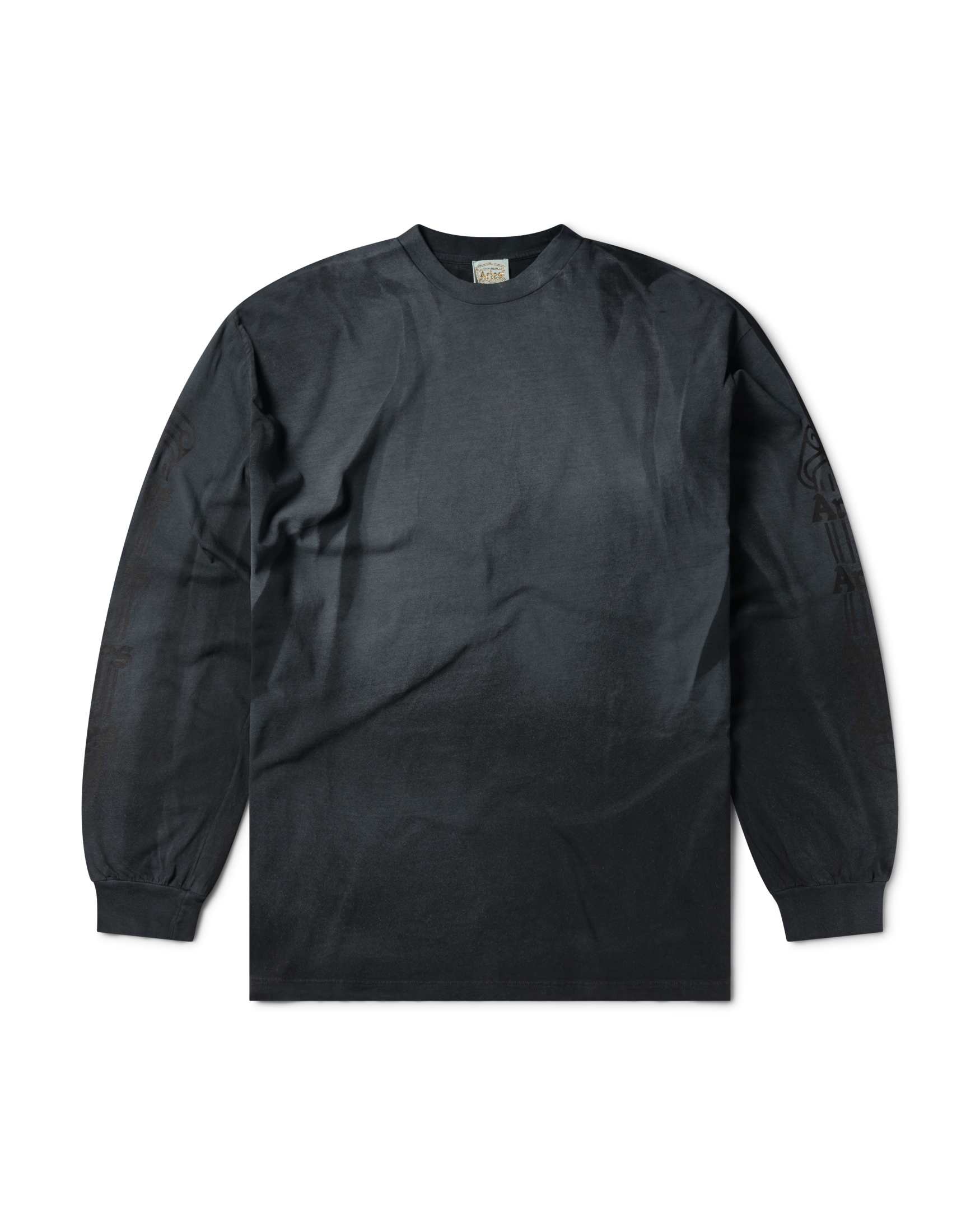 Sprayed Column LS Tee Black – Aries