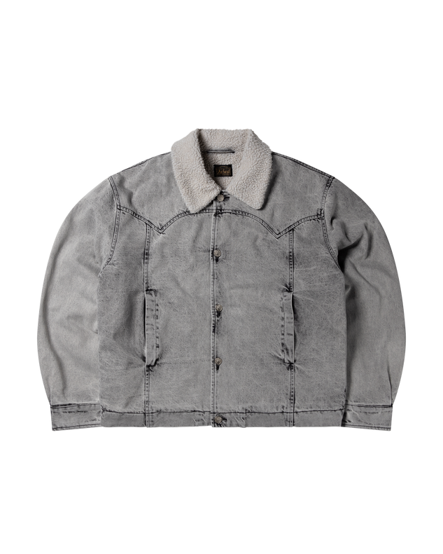 Sherpa Denim Car Coat