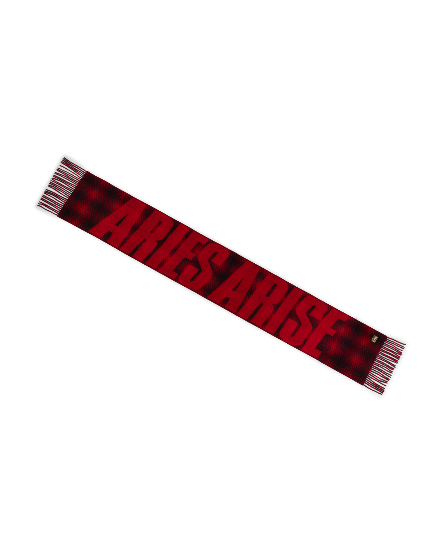 Press Gothic Checked Wool Scarf