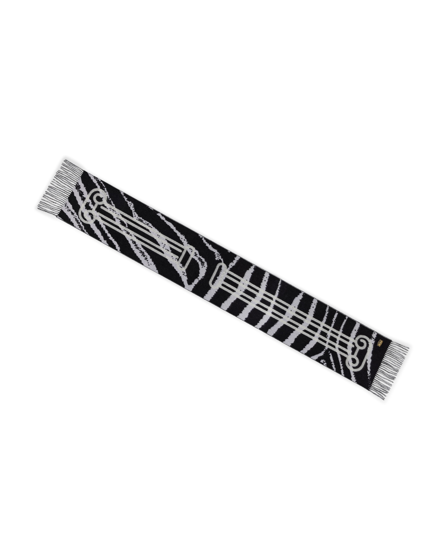 Column Zebra Wool Scarf