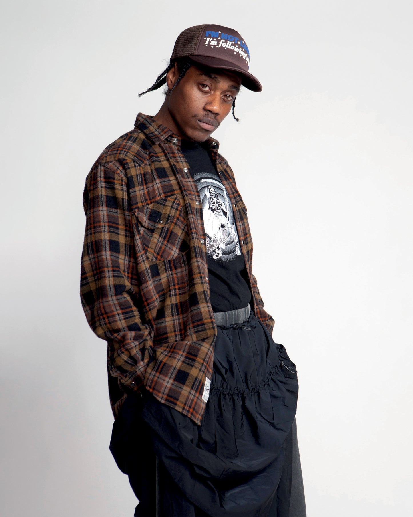 OD Plaid Western Shirt