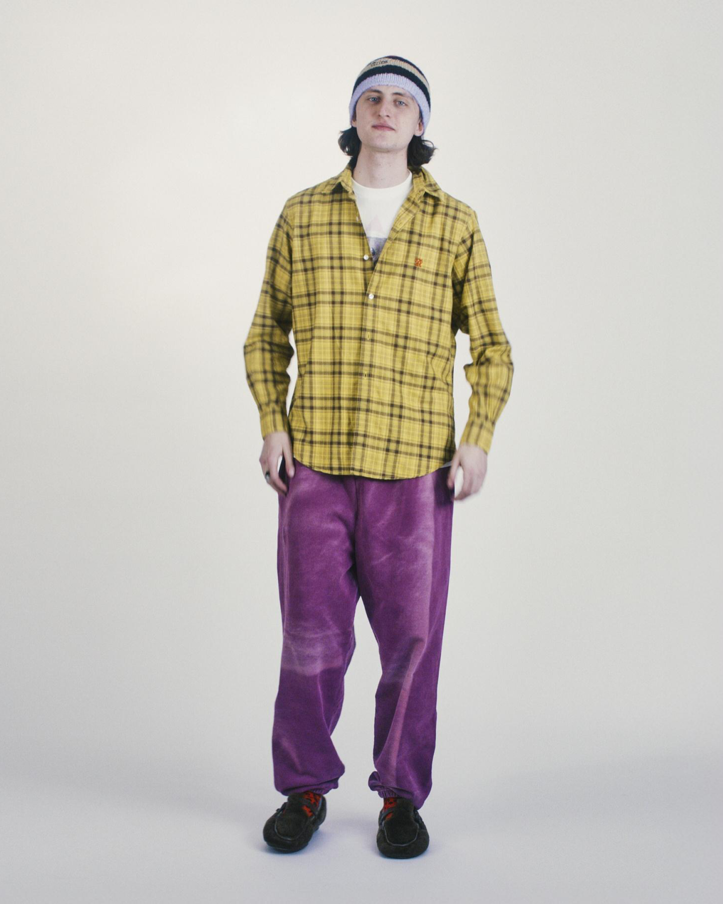 Overdyed Classic Plaid LS Shirt