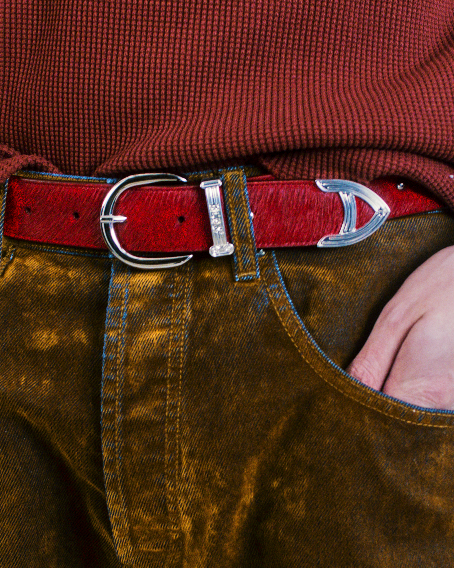 Ponyskin Mazzo Belt