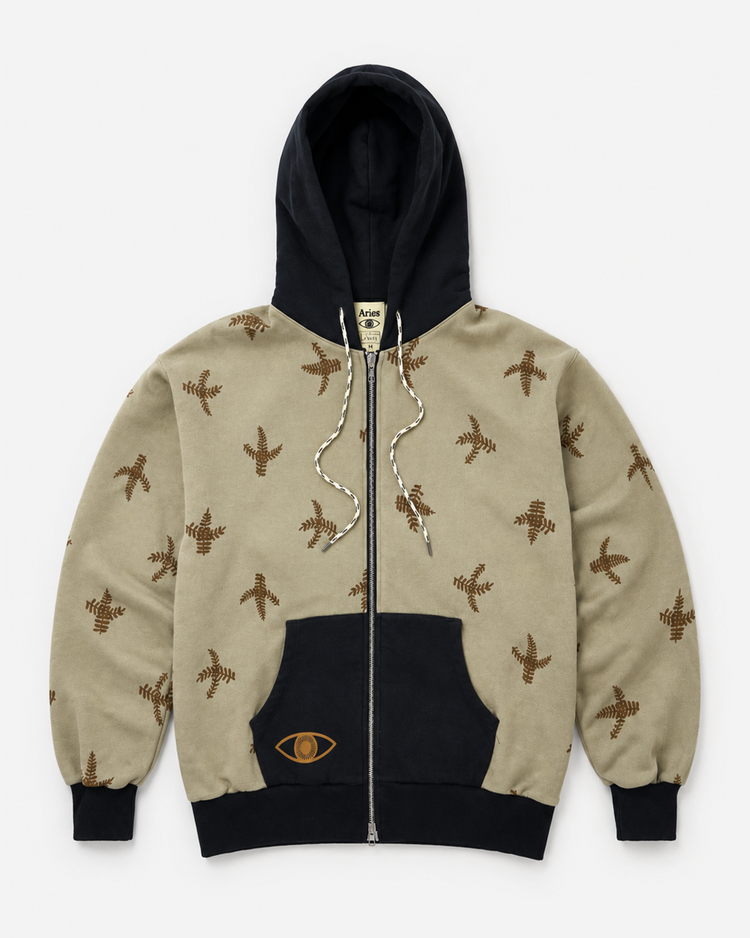 Aries x LAIKA Wildwood Zip Thru Hoodie