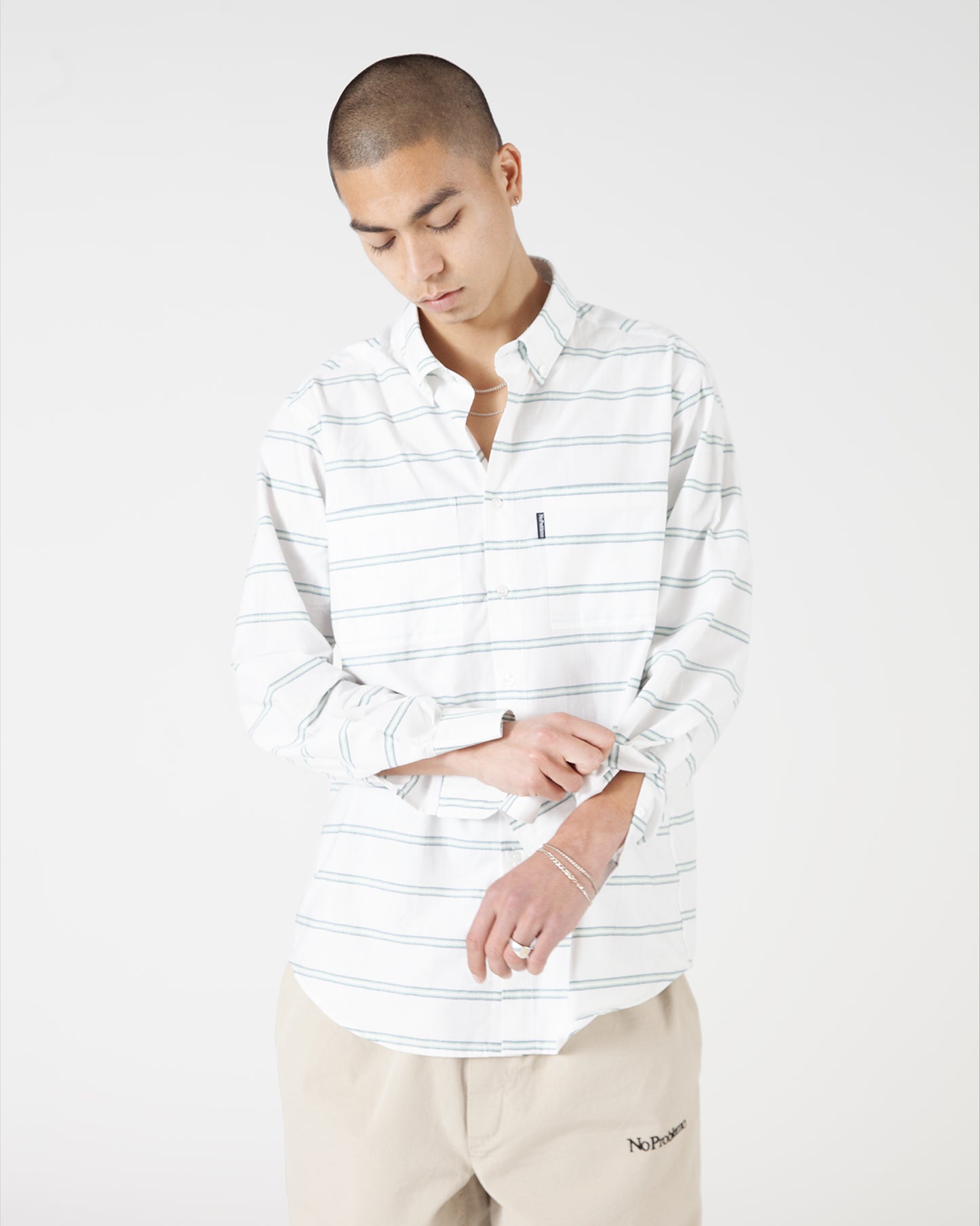 Horizontal Stripe LS Shirt