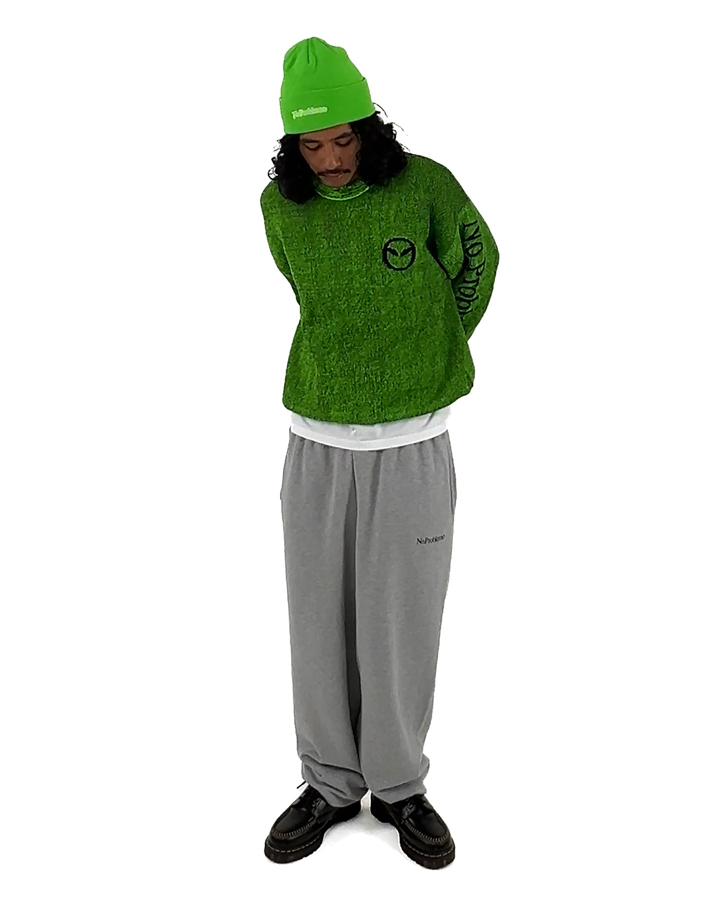 Glitch Alien-O Crew Neck Knit