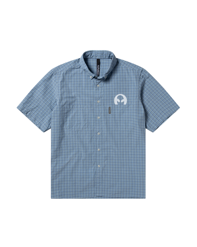 Alien-O Print SS Check Shirt