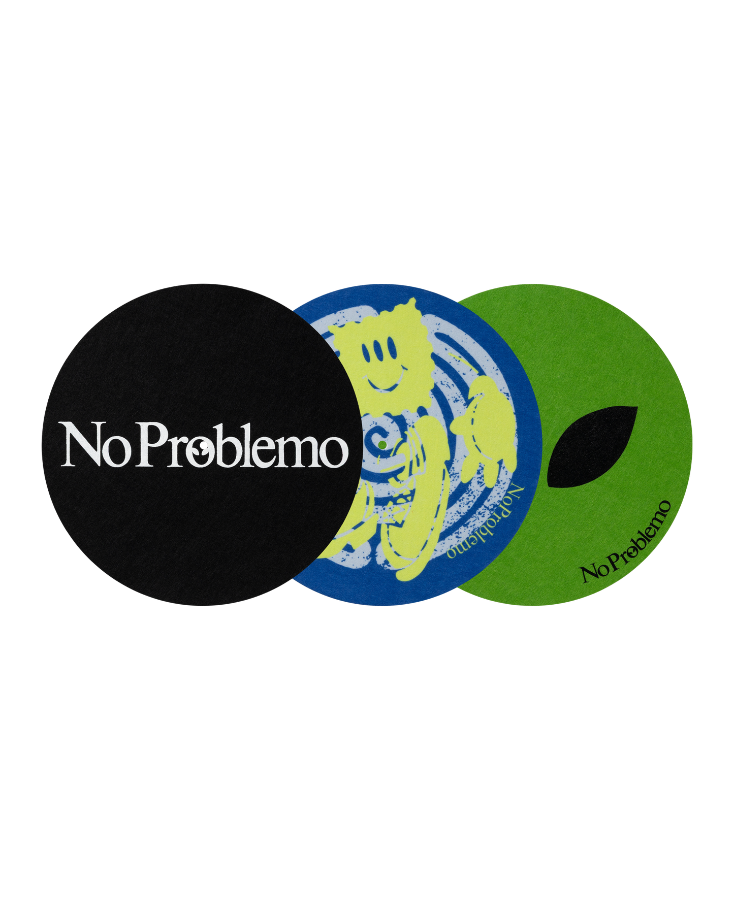 No Problemo Turntable Slipmats 3 Pack