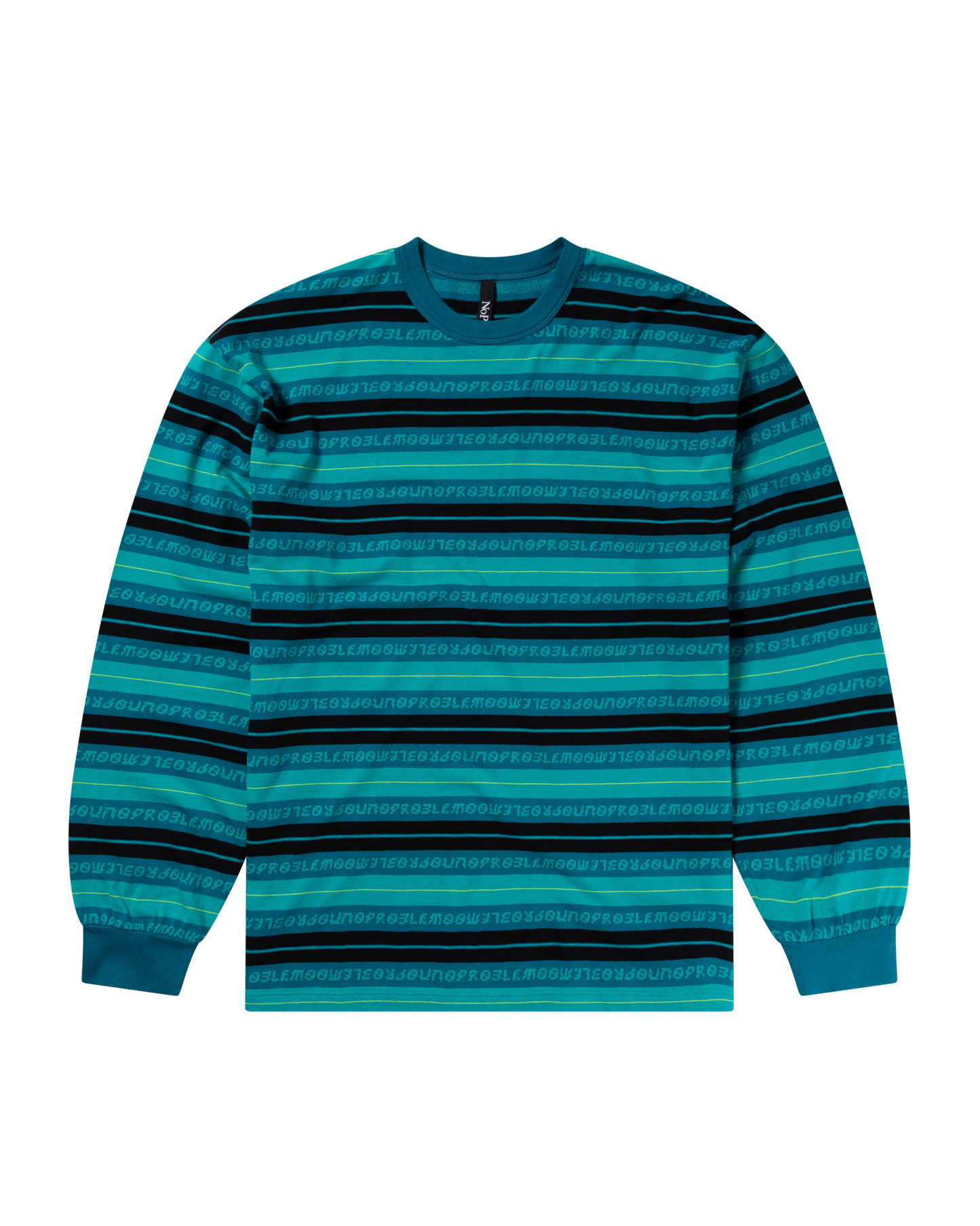 Jacquard Stripe LS Tee