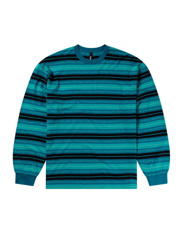 Jacquard Stripe LS Tee -old
