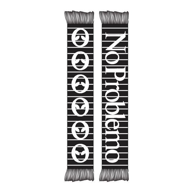 No Problemo Striped Scarf