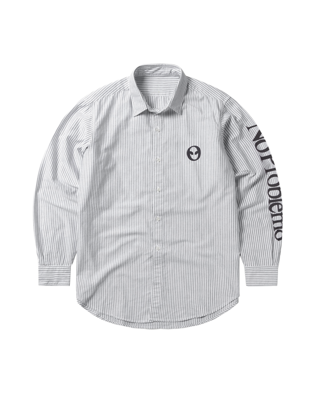Graphic Printed Oxford Shirt