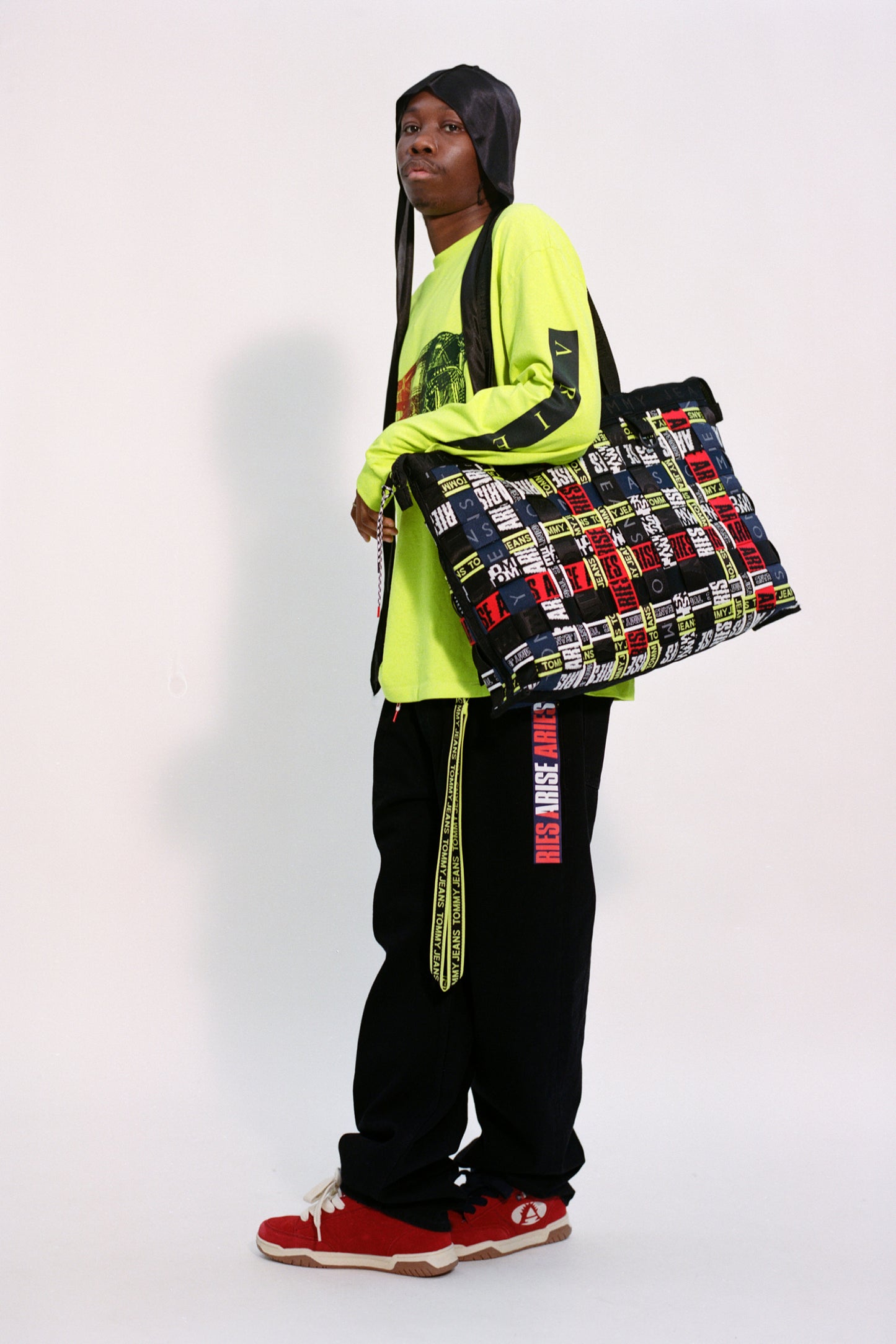 Tommy x Aries Logo Webbing Shopper
