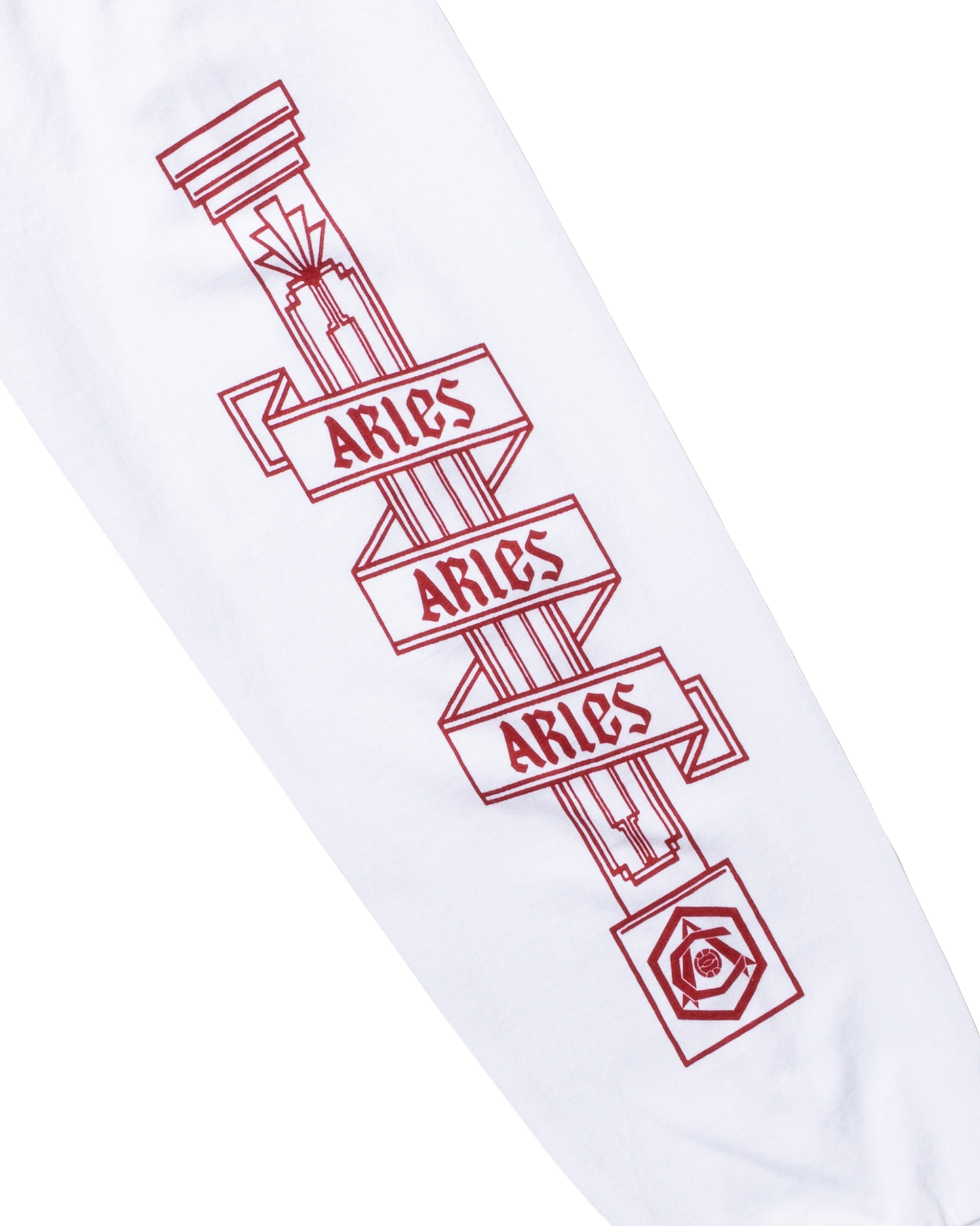 Arsenal X Aries Highbury Temple LS Tee