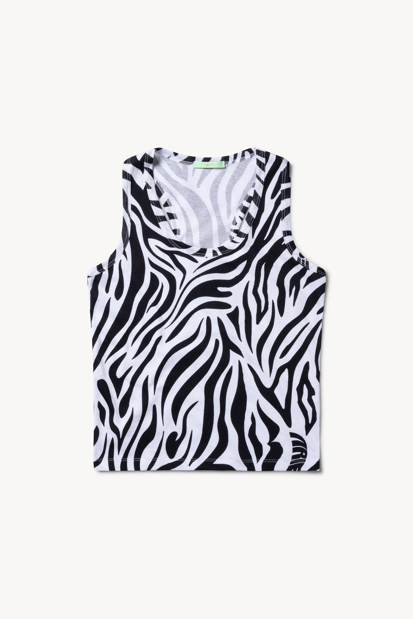 Zebra Shrunken Tank