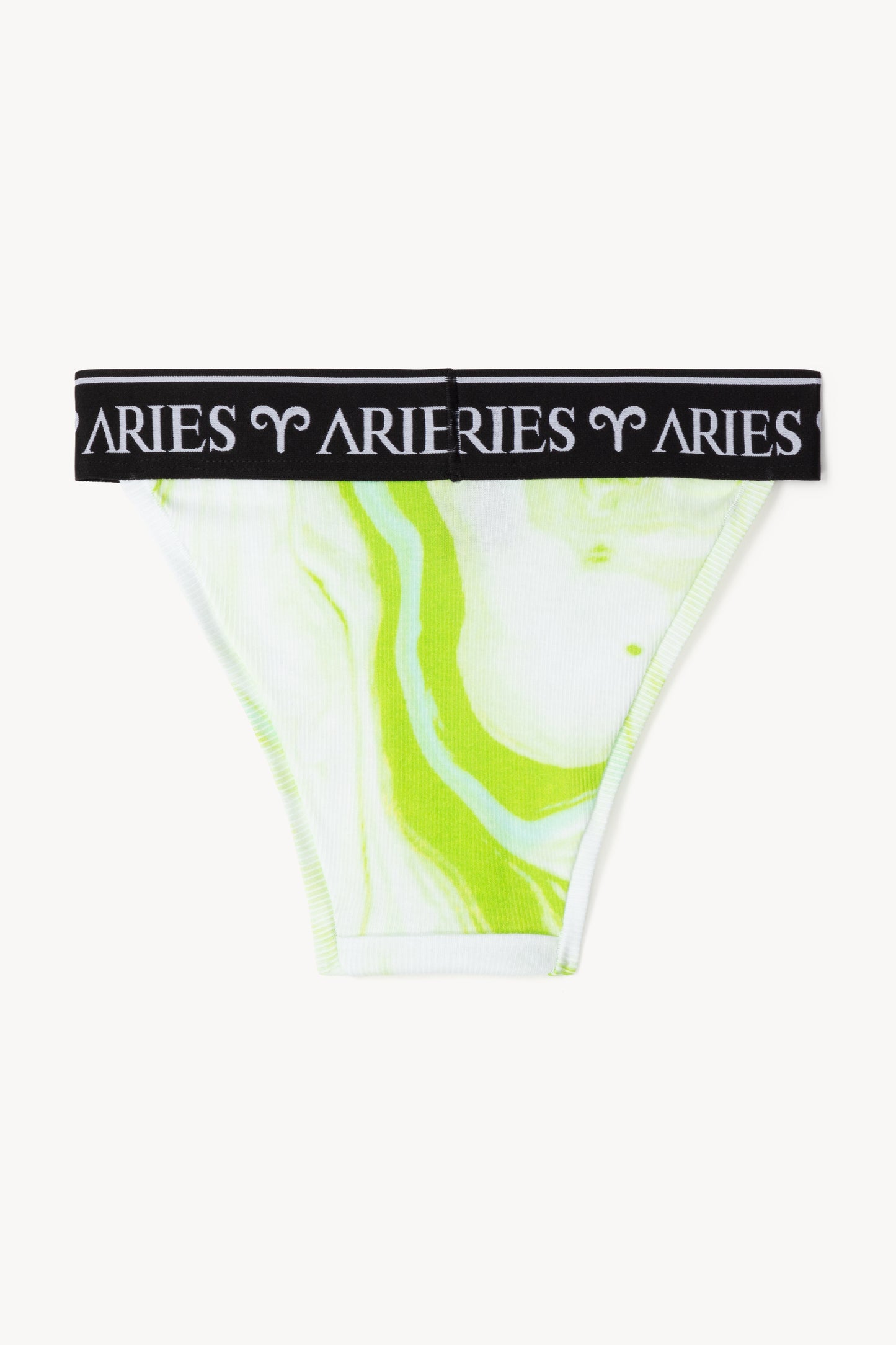 Marble Print High Cut Pants