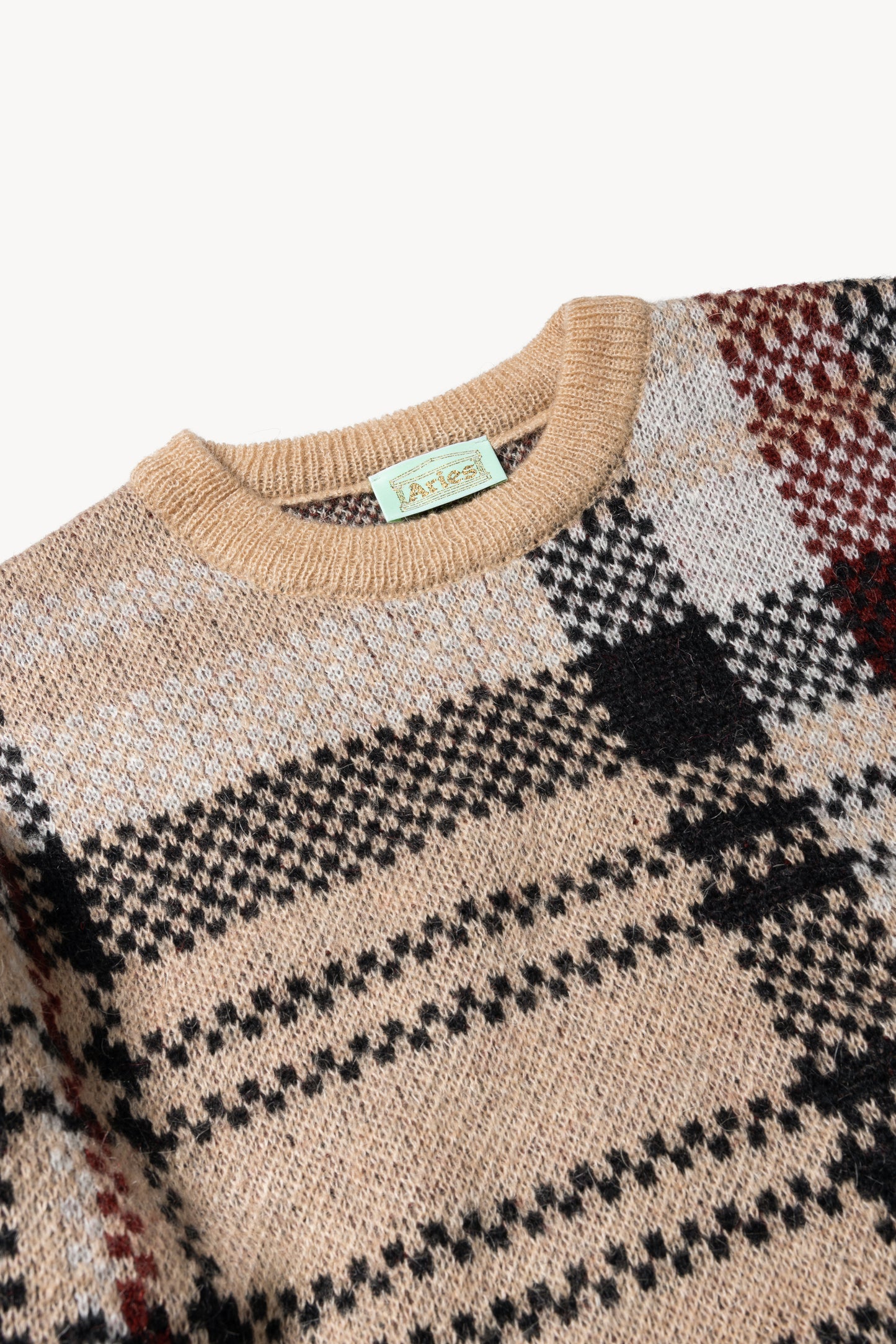 Johnny Plaid Crew Neck Jumper