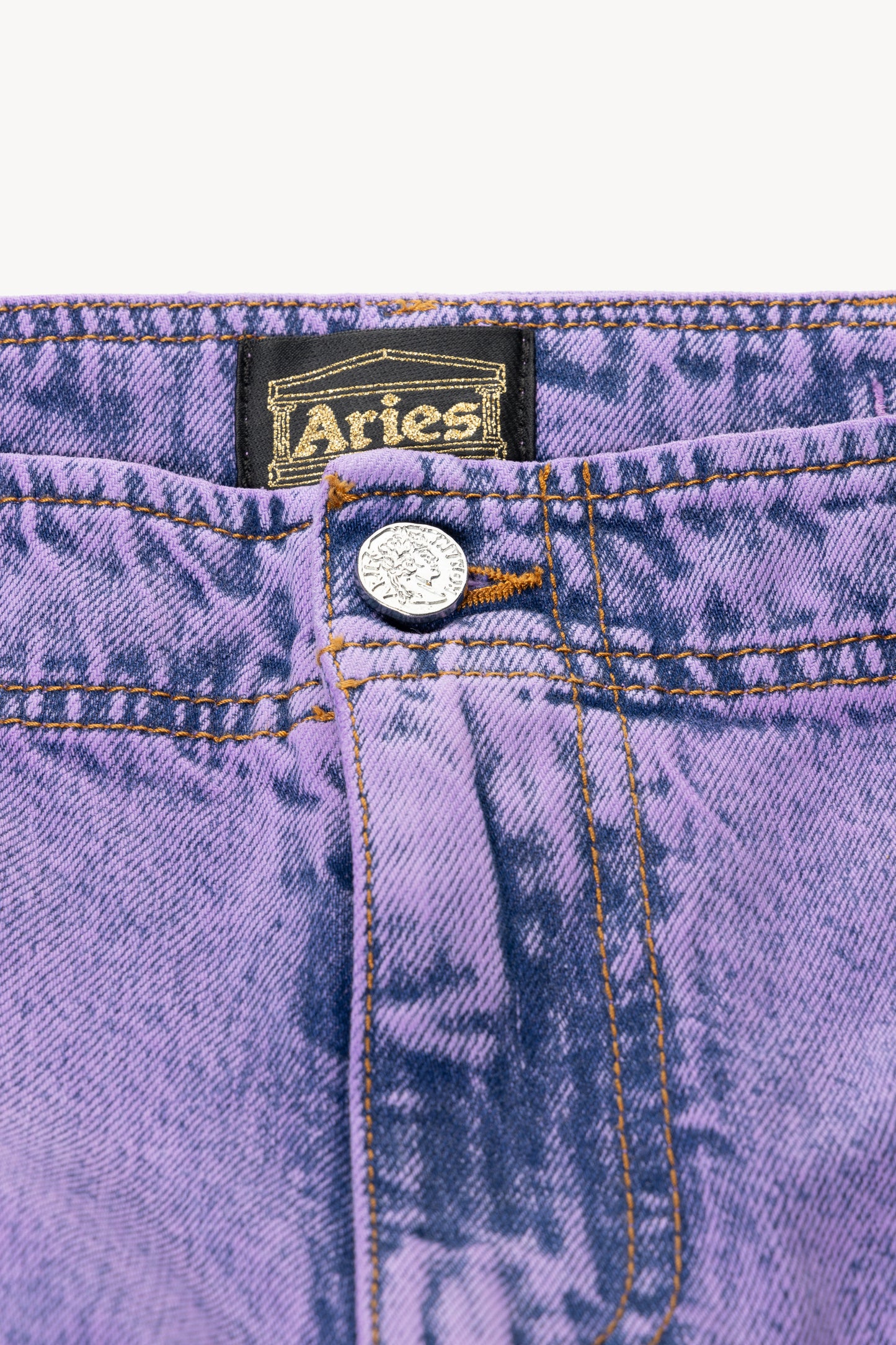 Acid Wash Low Rise Cargo Pant