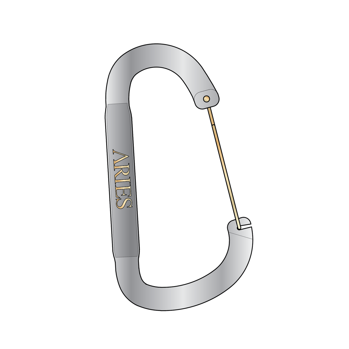 Carabiner earring